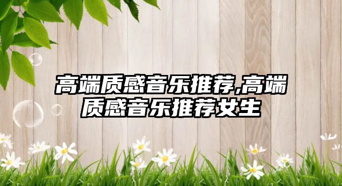 高端質(zhì)感音樂推薦,高端質(zhì)感音樂推薦女生