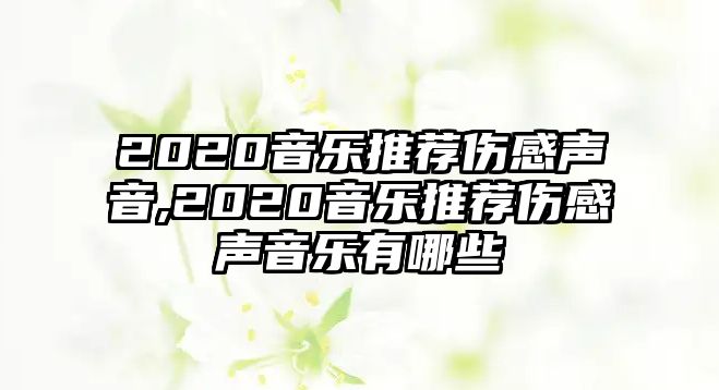 2020音樂推薦傷感聲音,2020音樂推薦傷感聲音樂有哪些