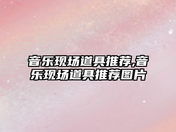 音樂現(xiàn)場道具推薦,音樂現(xiàn)場道具推薦圖片