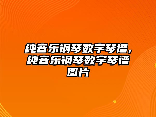 純音樂鋼琴數字琴譜,純音樂鋼琴數字琴譜圖片